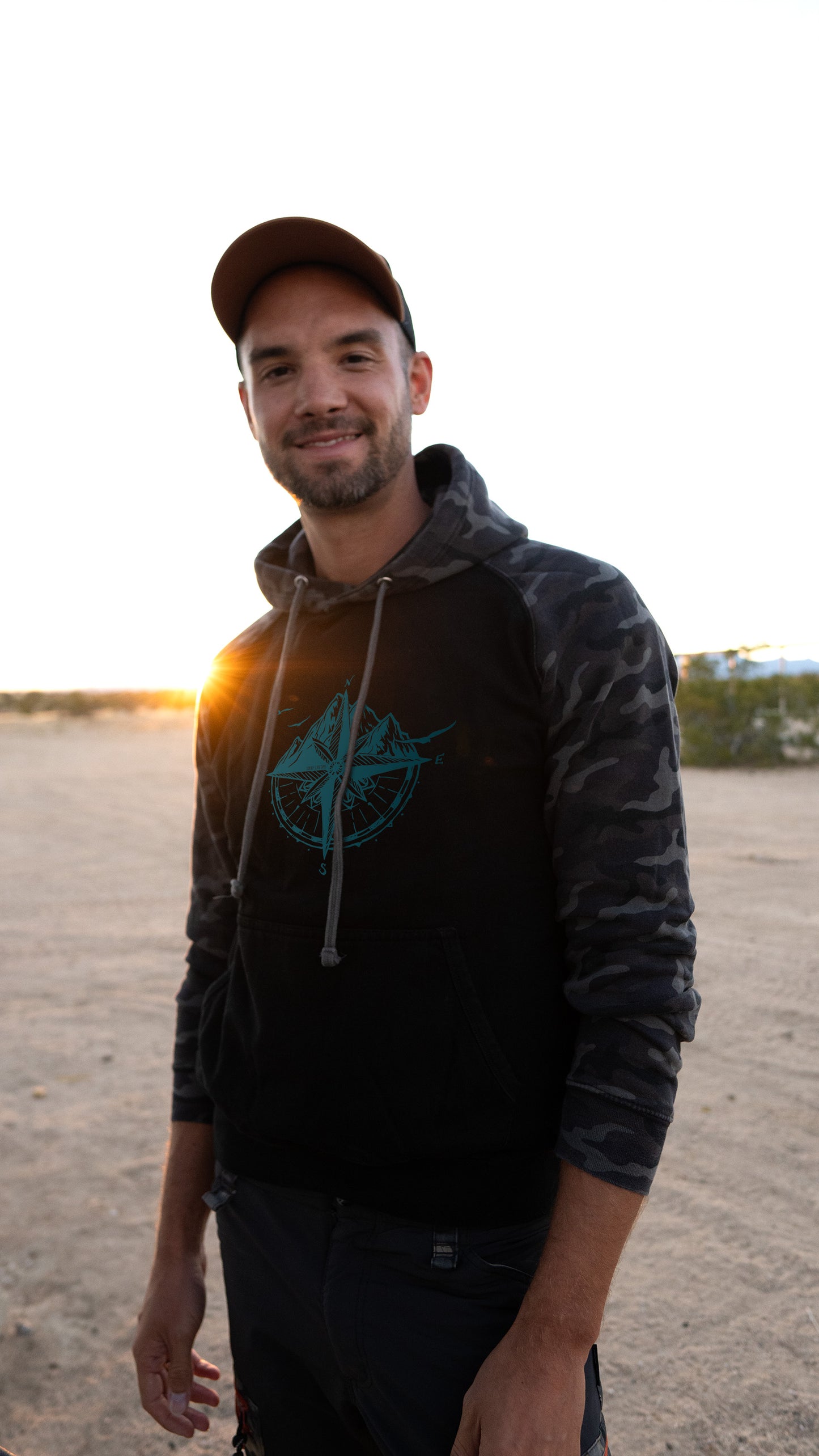 Unisex Hoodie Bergkompass